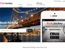 Tablet Screenshot of parkjockey.com